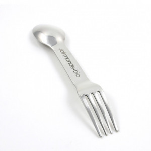 Couvert en inox 2 en 1